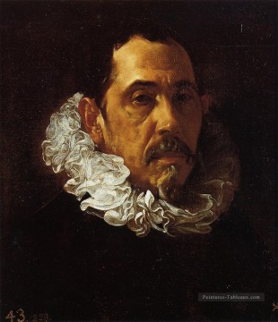  homme - Portrait d’un homme avec une barbiche Diego Velázquez